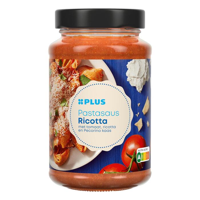 PLUS Pastasaus Ricotta (Pot, 490g)