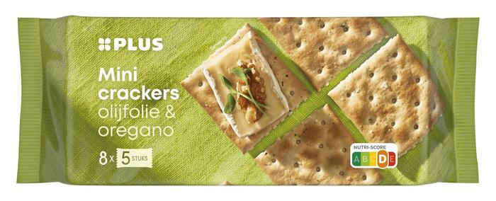 Mini crackers olijf & oregano (Pak, 250g)