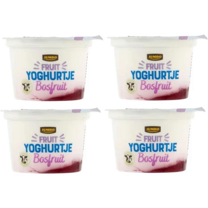 Jumbo Fruit Yoghurtje Bosfruit 4 x 200g