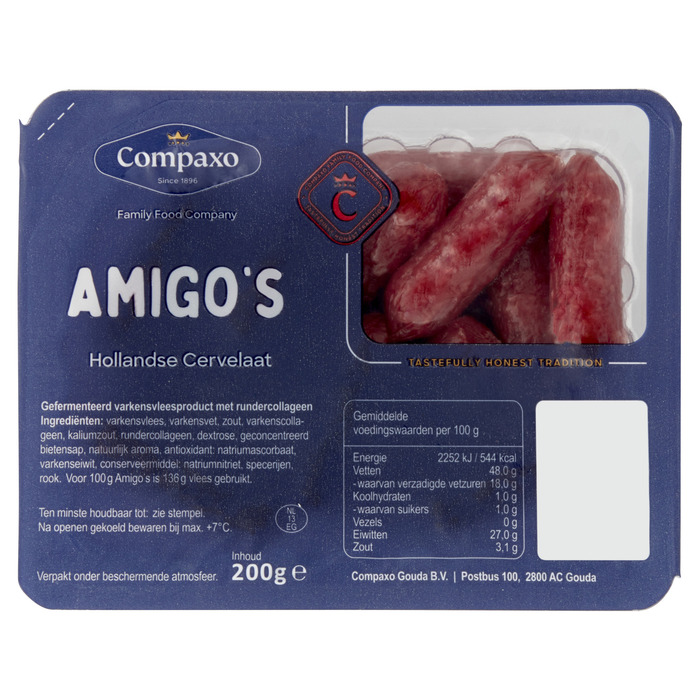 Hollandse cervelaat (Pak, 200g)