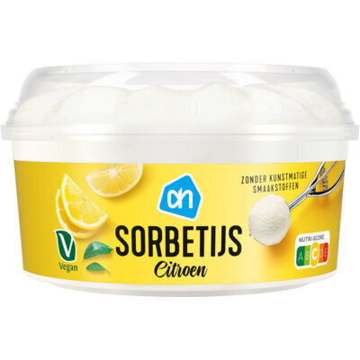 Citroensorbetijs (0.5L)