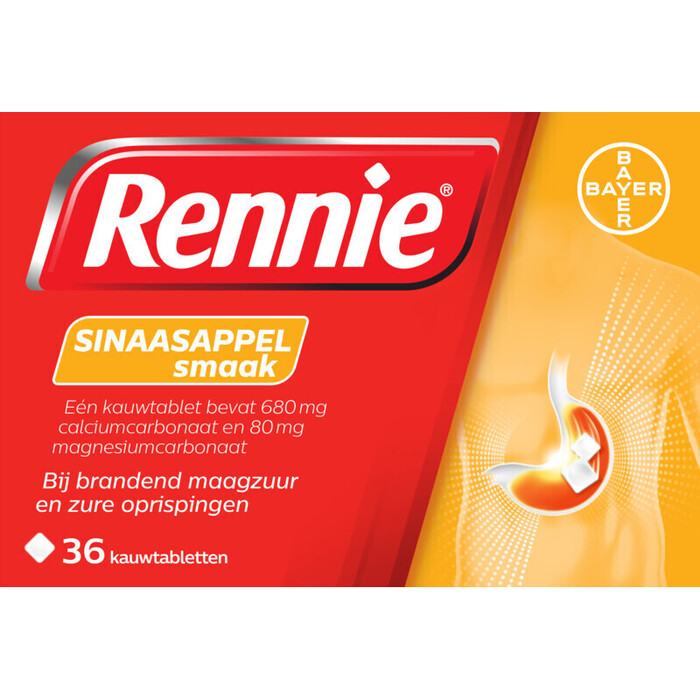 Kauwtabletten Sinaasappelsmaak (36 st.)