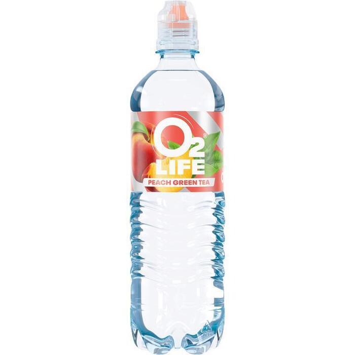O2 Life Peach Green Tea 750 ml (0.75L)
