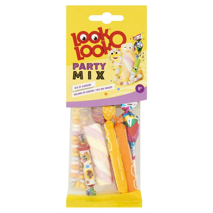 Look-O-Look Party Mix van Smaken 8 Stuks 60 g (8 × 7.5g)