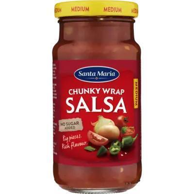 Santa Maria Chunky wrap salsa medium (Pot, 230g)