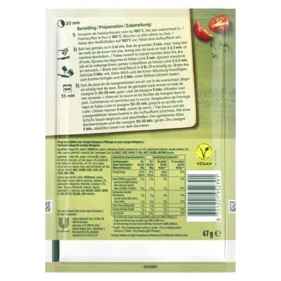 Knorr Maaltijdmix lasagne bolognese (67g)