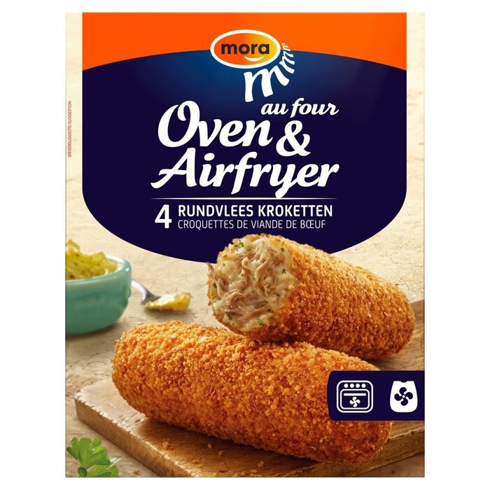 Oven Rundvlees Kroketten (Doos, 80g)
