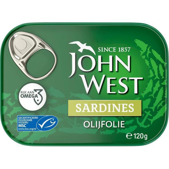 JW Sardines in olijfolie MSC 120 g (120g)