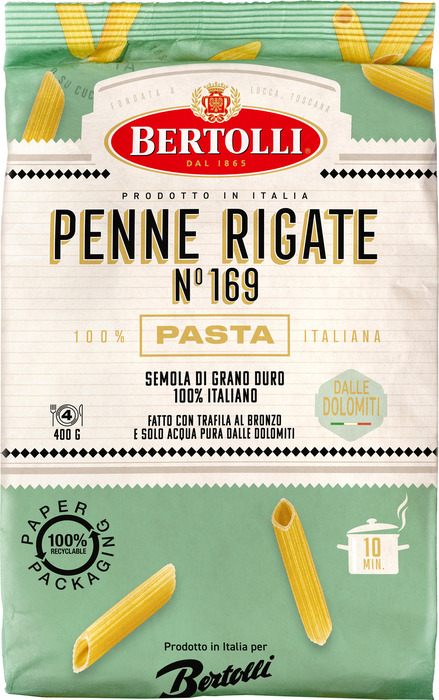 Bertolli Pasta penne rigate no 169 (400g)