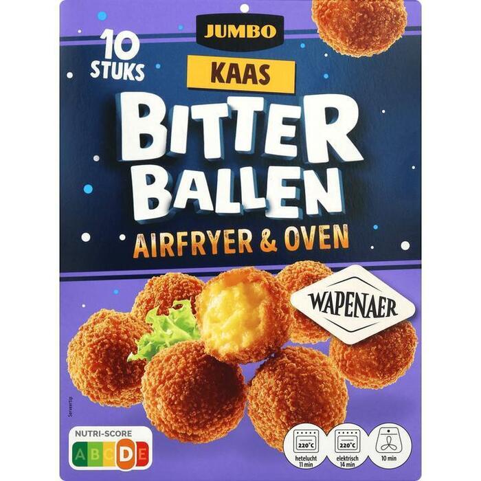 Jumbo Kaas Bitterballen Airfryer & Oven Wapenaer 10 Stuks (250g)