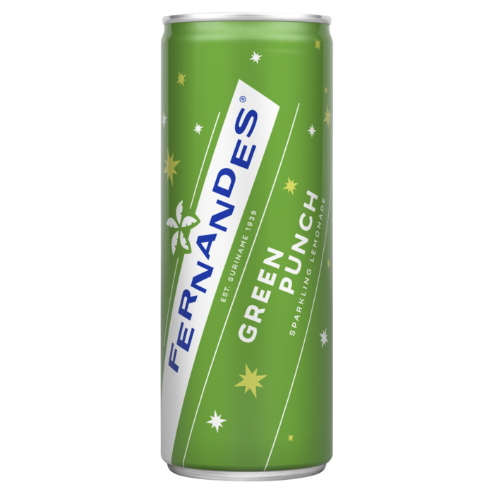 Fernandes Green Punch Sparkling Lemonade 250 ml (4 × 250ml)