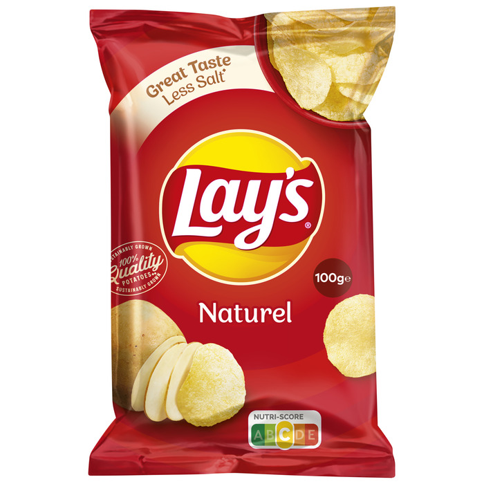 Lay's Naturel Chips 100 gr (100g)