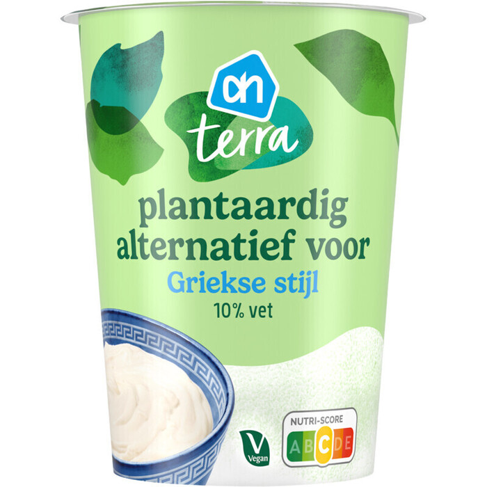 AH Terra Plantaardig alternatief yoghurt Grieks (500g)