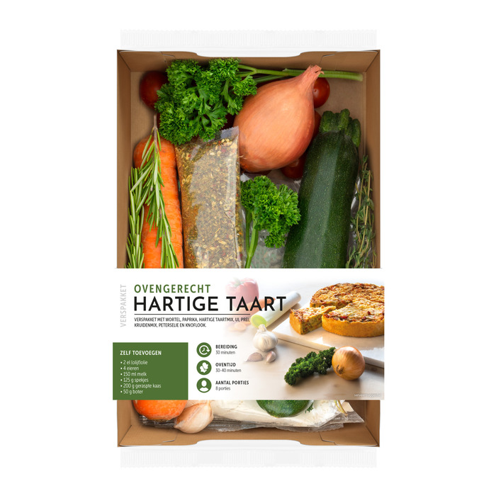 Fresh & Easy Verspakket voor Hartige taart 750 GRM VERPAKT (749g)