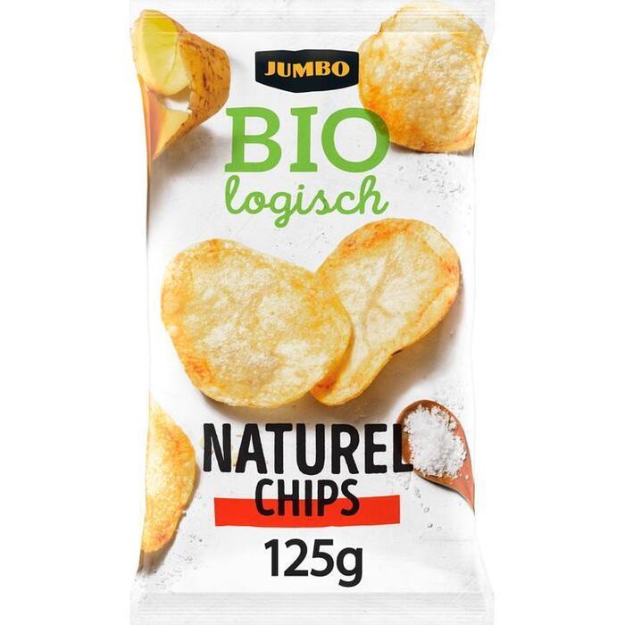Jumbo Biologisch Naturel Chips 125 g (125g)