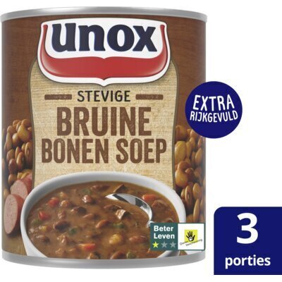Unox Bruine bonen soep (Blik, 0.8L)