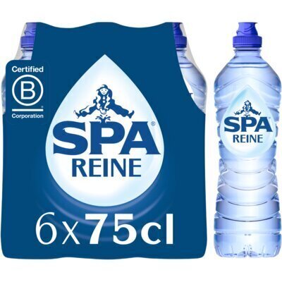 Spa Reine sportdop koolzuurvr. mineraalwater (Fles, 6 × 0.75L)