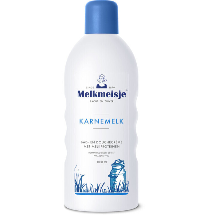 Melkmeisje Bad & douche karnemelk (Stuk, 1L)