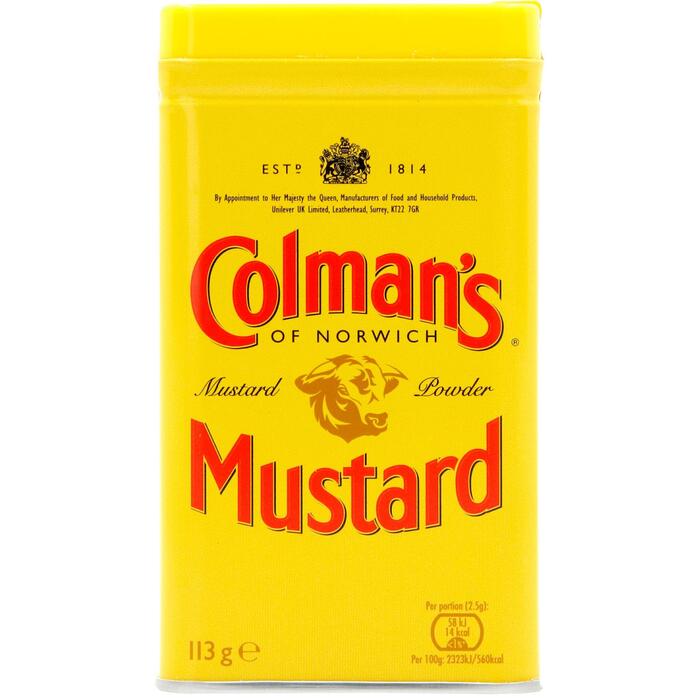 Colman's Mustard double superfine mustard powder (Blik, 113g)