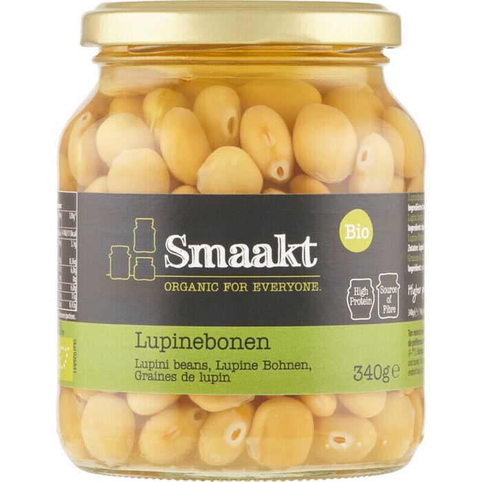 Smaakt Lupinebonen bio (Pot, 340g)