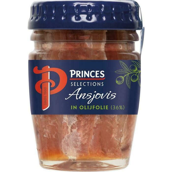 Princes Selections ansjovis in olijfolie msc (55g)