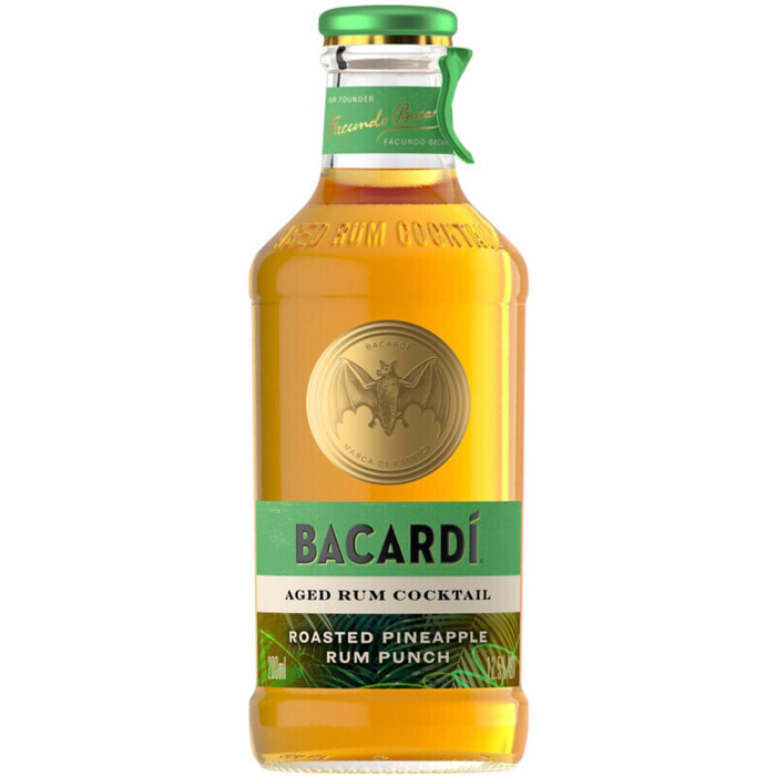 Bacardi Roasted pineapple rum punch (Fles, 200ml)