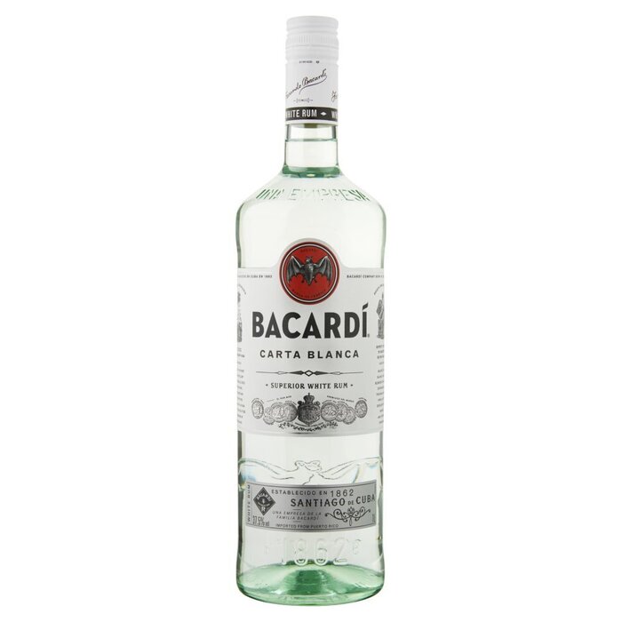 Bacardi Superior Carta Blanca (Fles, 1L)