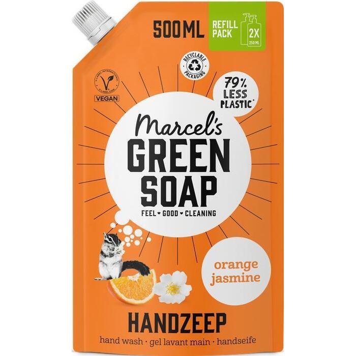 Navul handzeep orange & jasmine 500ml (0.5L)
