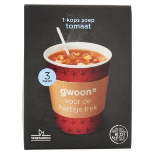 G'WOON 1 KOPSOEP TOMAAT 60GR