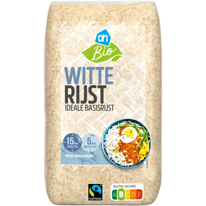 AH Biologisch Witte rijst (500g)