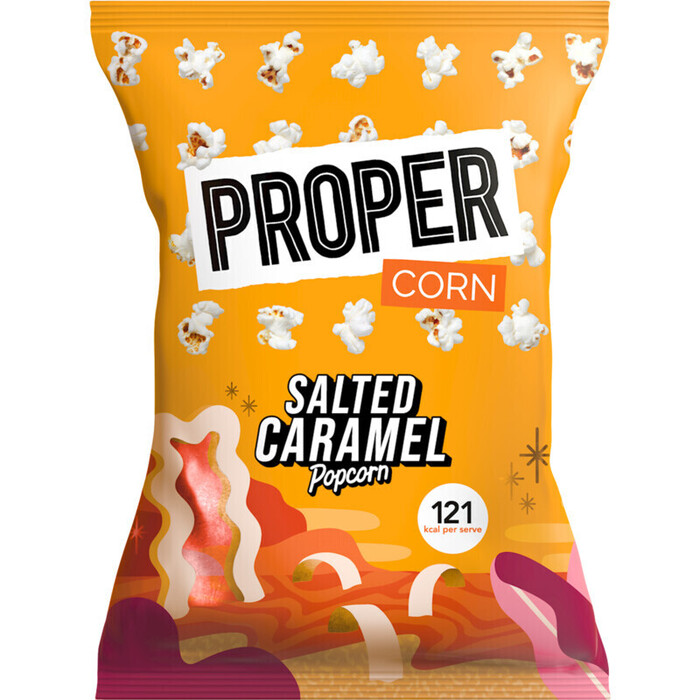 PROPER Salted caramel popcorn (90g)