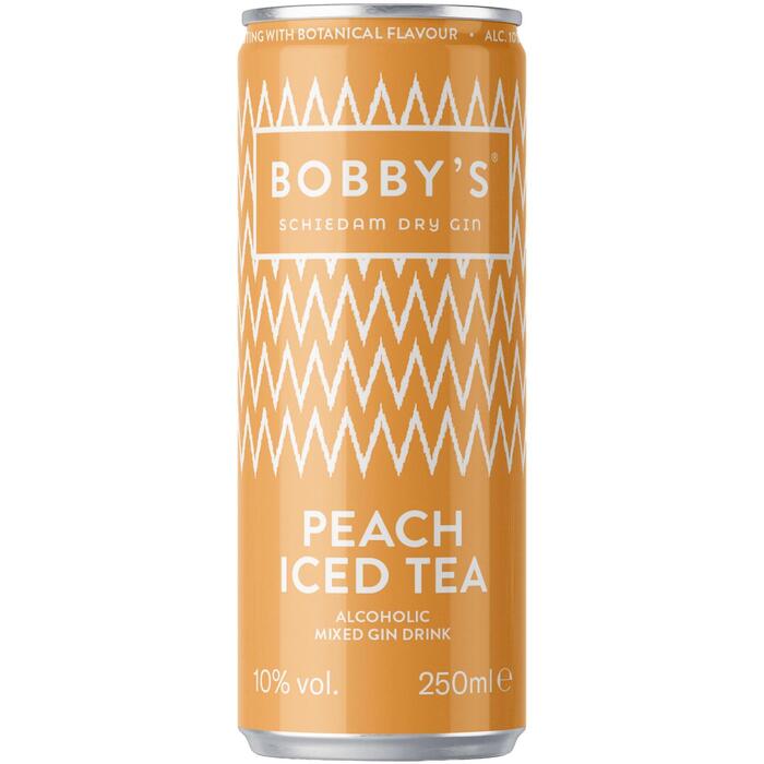 Bobby's Peach iced tea (Blik, 250ml)