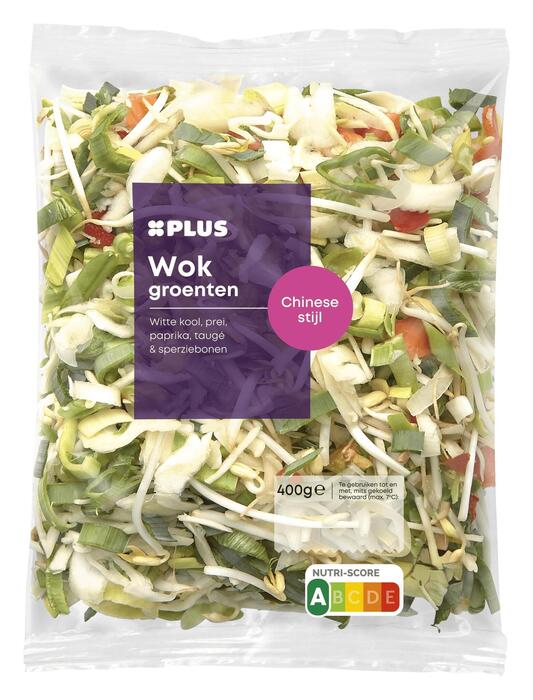PLUS Wokgroenten Chinese stijl (Zak, 400g)