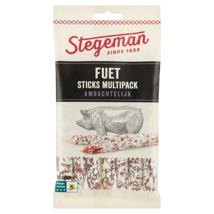Stegeman Fuet multipack (Zak, 120g)