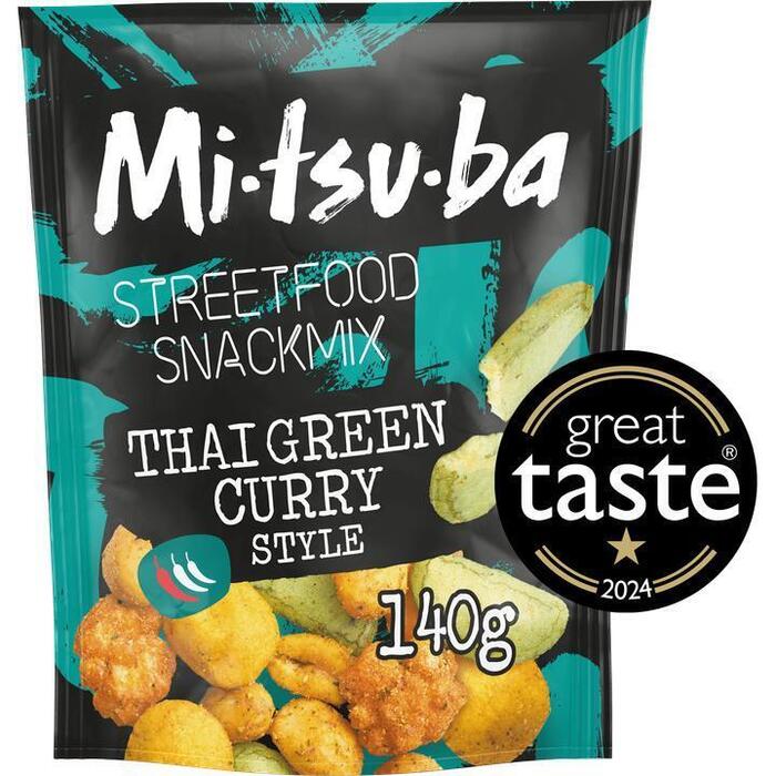 Mitsuba Streetfood snackmix Thai green curry (140g)