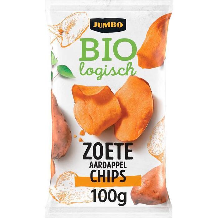 Jumbo Biologisch Zoete Aardappelchips 100 g (100g)