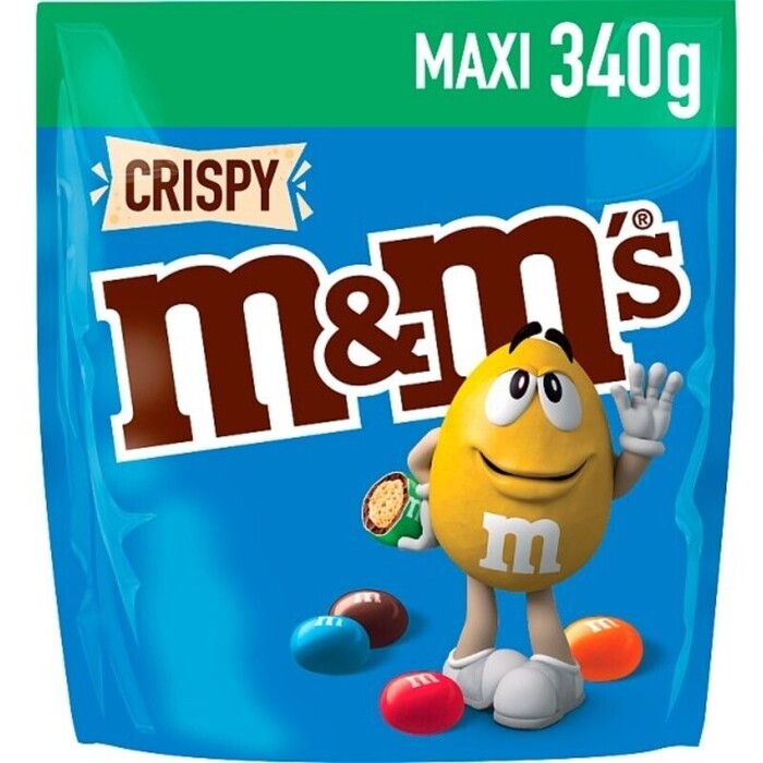 M&M'S Pouch crispy (340g)