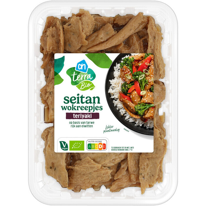 AH Terra Biologische seitan wokreepjes teriyaki (250g)