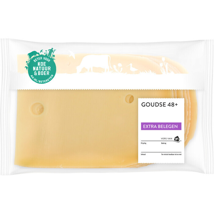 AH Goudse extra belegen 48+ plakken (235g)