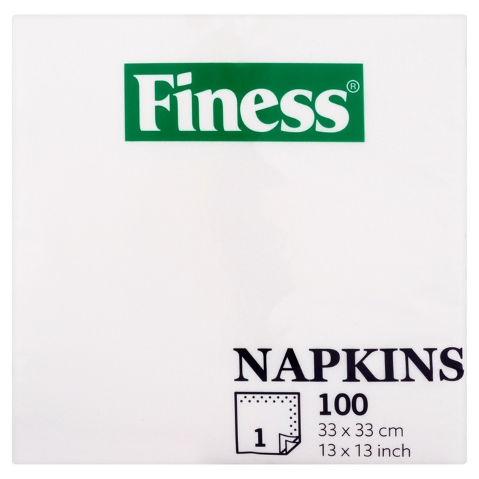 Finess Napkins White 100 Stuks (100 st.)