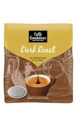 Caffe Gondoliere Dark roast pads (36 × 6.94g)