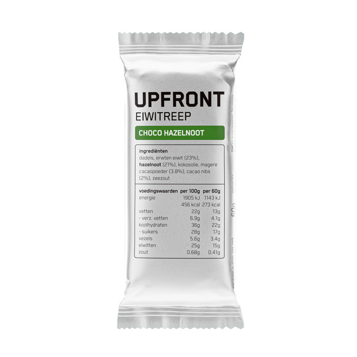 Upfront Eiwitreep choco hazelnoot (60g)