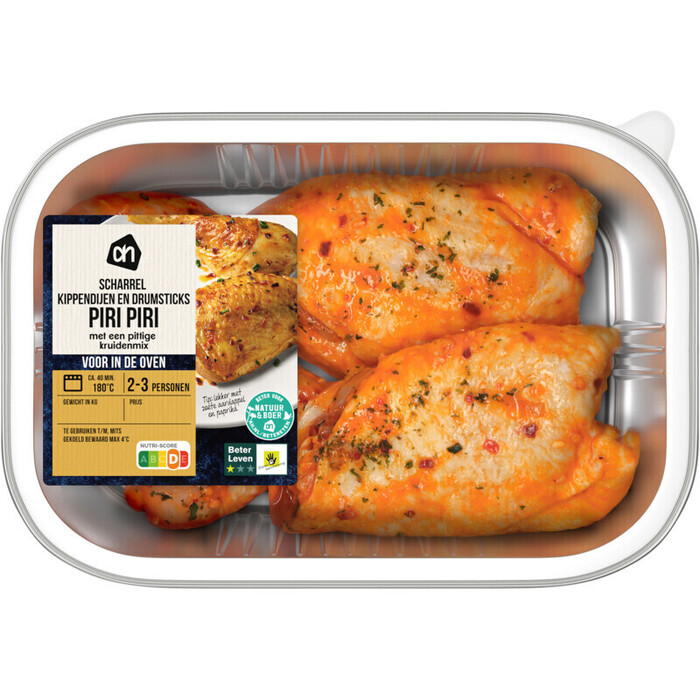 AH Scharrel kipovenschotel piri piri (650g)