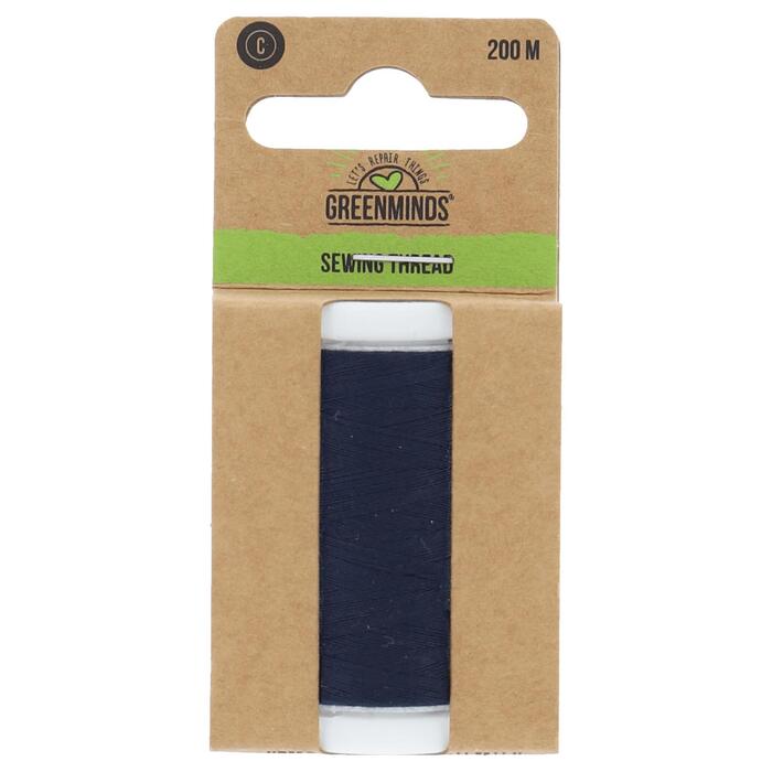 Greenminds Garen Polyester Marineblauw 200m