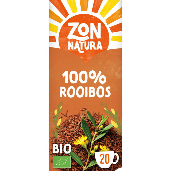 Zonnatura Thee rooibos bio (zakjes, 20 × 1.55g)