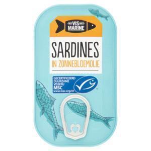 Vismarine Msc Sardines in zonnebloemolie (125g)
