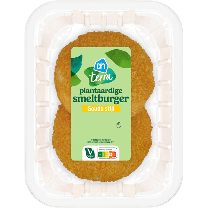 AH Terra Plantaardige smeltburger gouda stijl (200g)