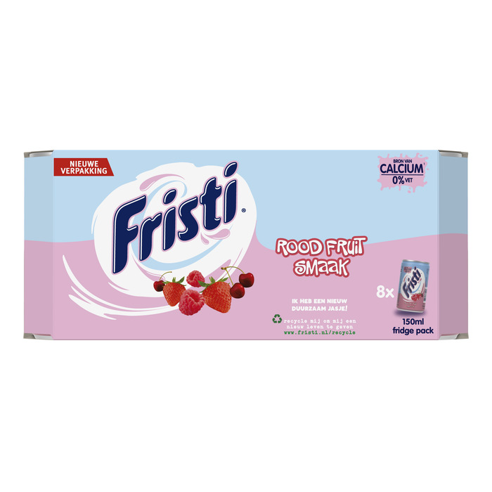 Fristi Rood Fruit Smaak Fridge Pack 8 x 150 ml (150ml)