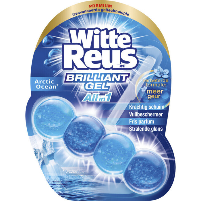 Witte Reus Brilliant Gel Toiletblok Arctic Ocean 1 stuk (42g)