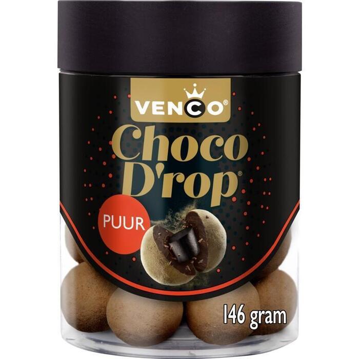Venco Choco Drop Puur 146g (146g)